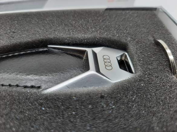 Audi İle Uyumlu Dört Halkalı Deri Anahtarlık... - 2